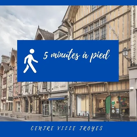 ✰ Vannier - CENTRE VILLE - Wifi- Boite à clef ✰ * Troyes